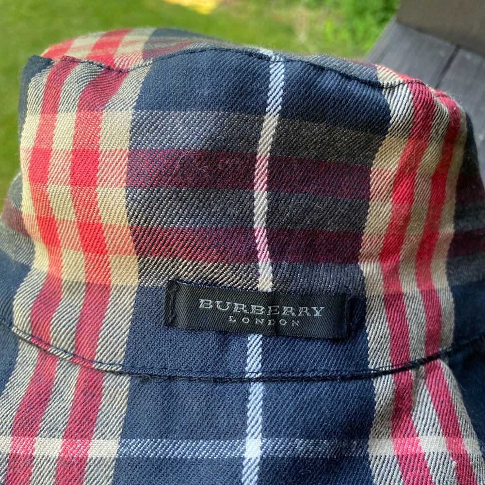 Burberry Plaid Bucket Hat
